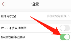 猫眼如何开启移动流量自动播放
