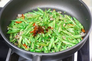 家常小炒四季豆