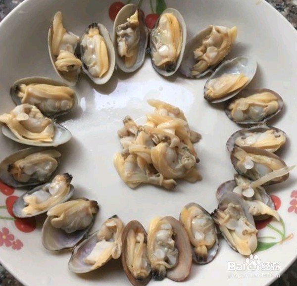 花甲蒸蛋的做法