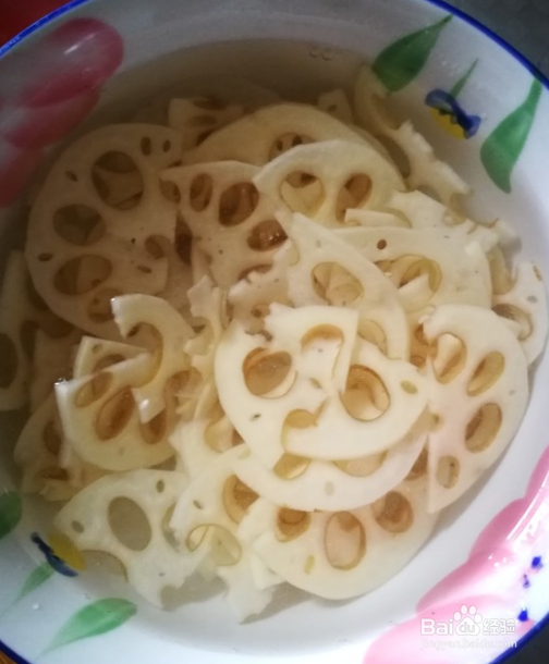 清新小炒荷兰豆炒藕