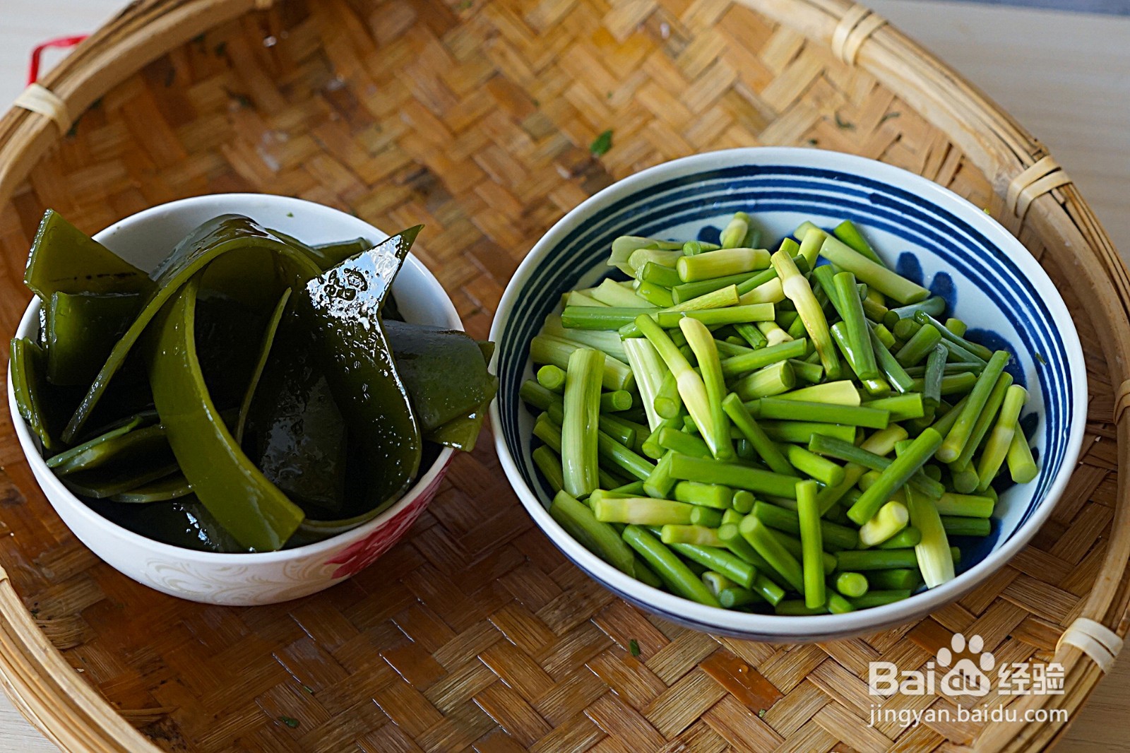 海带炒蒜苗的做法