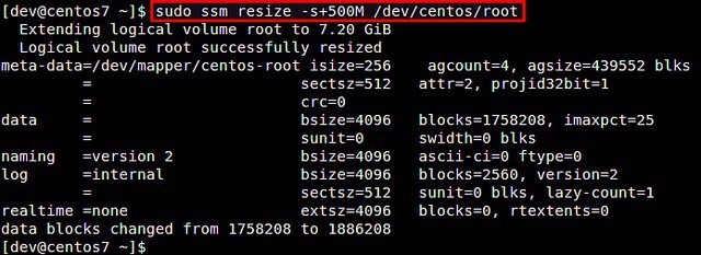 如何在CentOS/RHEL 7上借助ssm管理LVM卷