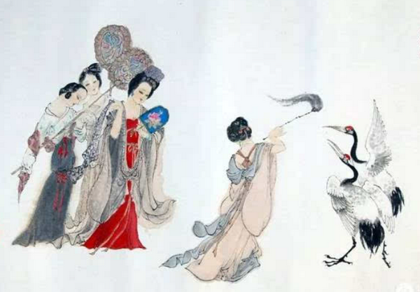 中有一人字太真，雪肤花貌参差是的意思是什么