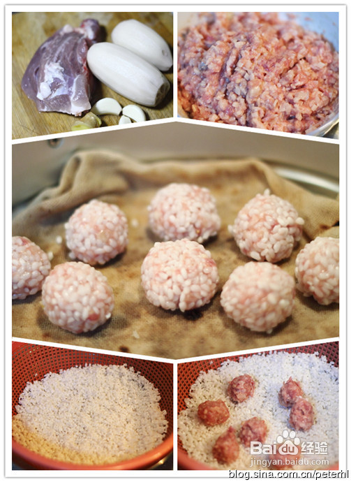 团年饭必不可缺少的第一道菜：珍珠丸子