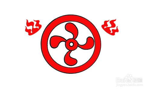 简笔画风火轮怎么画?