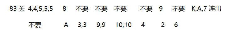 2018年4月微信欢乐斗地主残局79~85关攻略