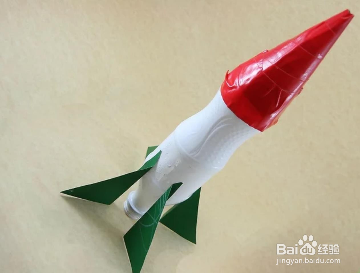 饮料瓶做二级火箭的制作方法