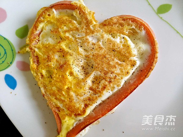 心型火腿煎蛋