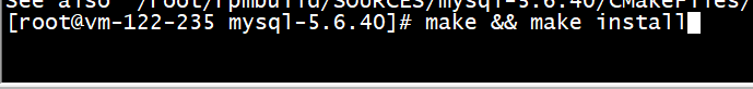 源码编译安装mysql