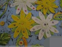 怎样钩虾辫和花结合