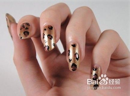 彩绘：教你涂野性豹纹指甲