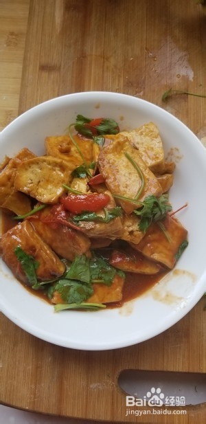 食补养生番茄炖豆腐的做法