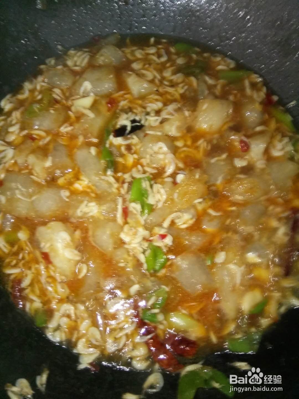 蹄筋虾皮的煮法