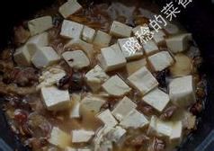 营养又补钙的海味下饭菜——【八珍芥菜烧豆腐】