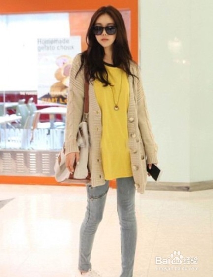 外套+瘦腿裤 早春显瘦就这样穿