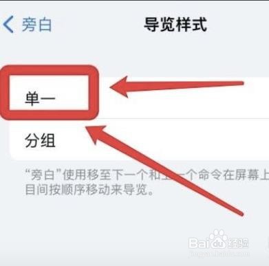怎么设置iphone单一导览样式