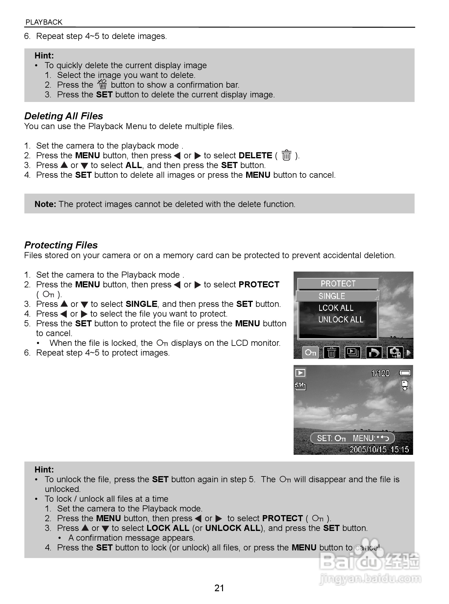 JENOPTIK JD 5.3 z3 EasyShot数码相机说明书:[3]