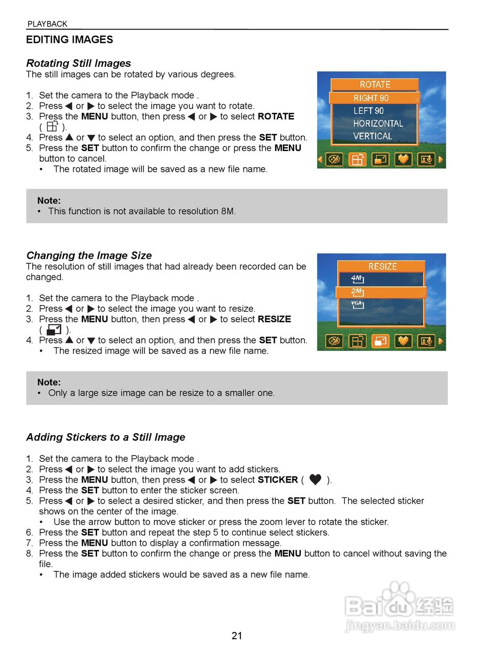 JENOPTIK JD 5.0 z3 EasyShot数码相机说明书:[3]