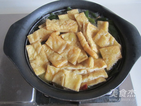 海带油豆腐炖肉
