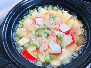 虾仁豆腐汤的做法