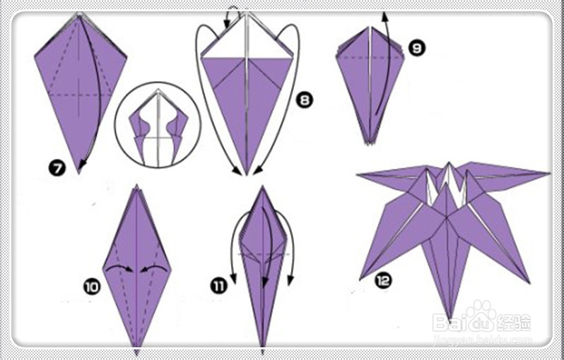 最简单水仙花折法4步图片