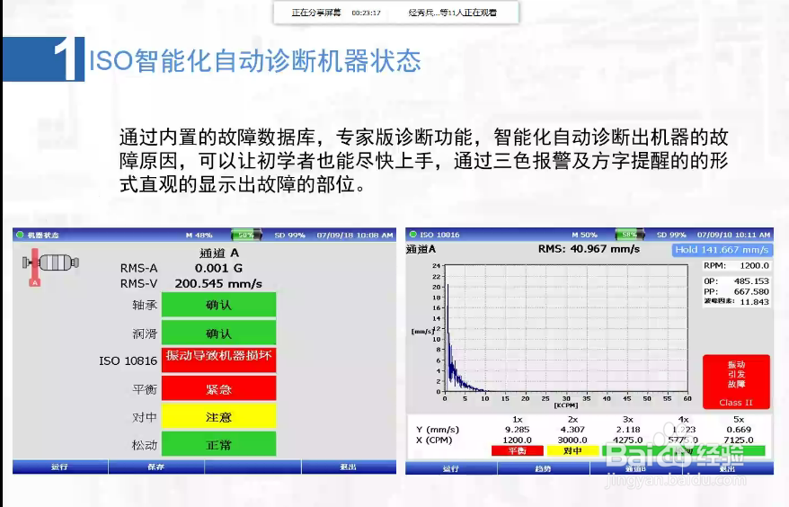KMbalnacer Pro振动分析仪检测水泵振动情况