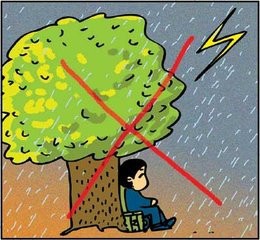 打雷要注意事项