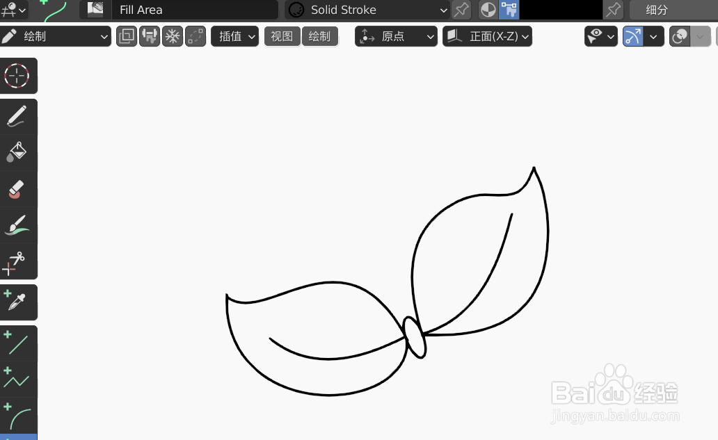 如何使用blender2.9设计叶形蝴蝶结简图模型