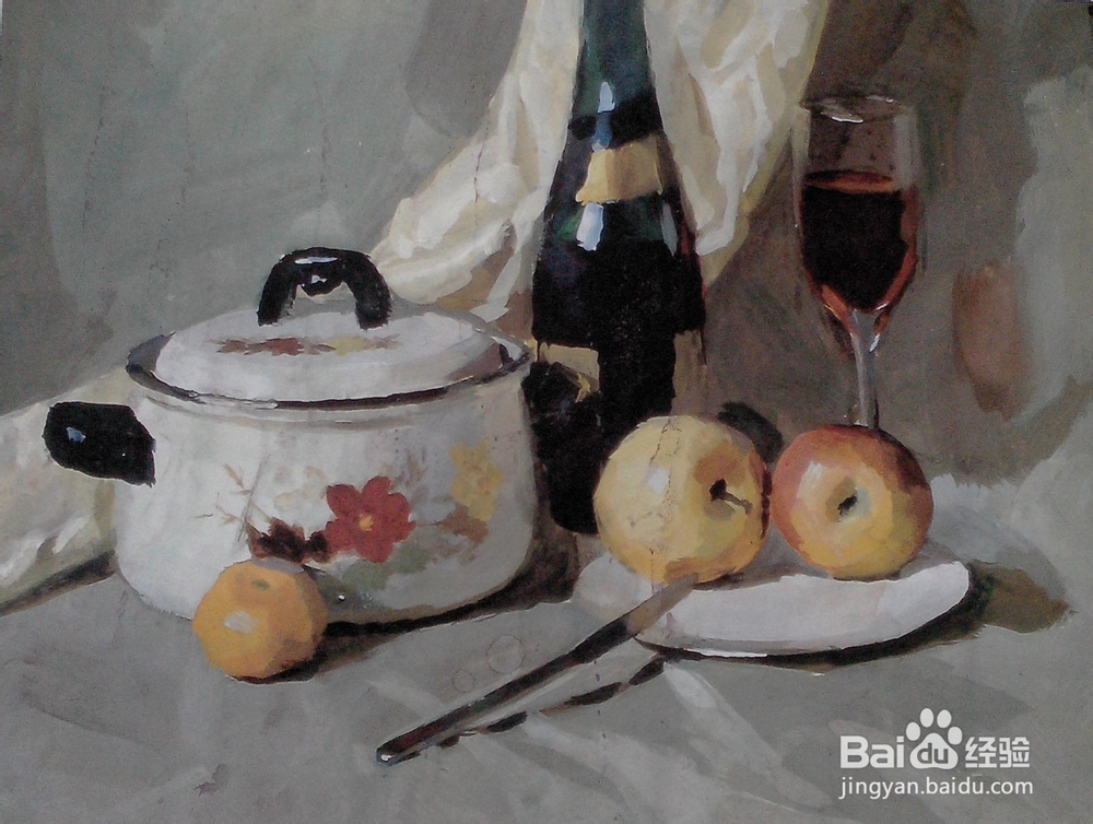 如何一步一步地画好水粉画