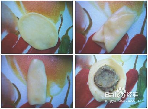 成长中的甜蜜--桂花绿豆酥饼