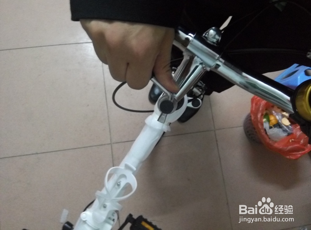 网购的折叠自行车按照教程