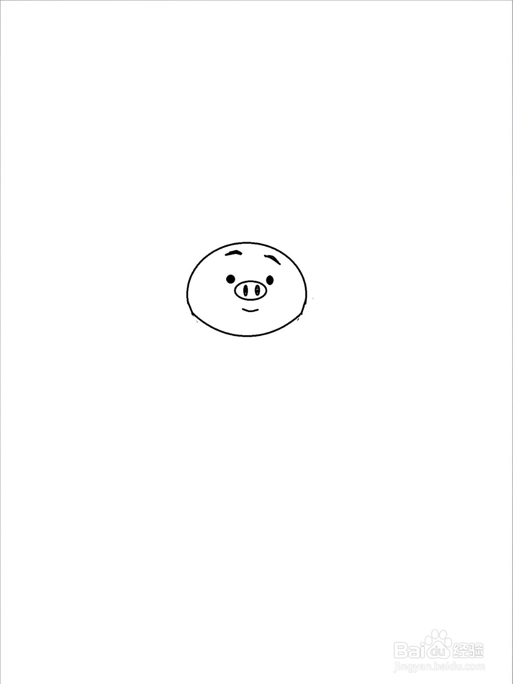 热门猪小屁的简笔画方法