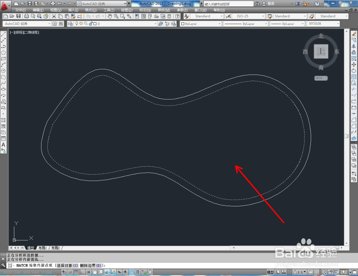 CAD平面曲线水池制作教程