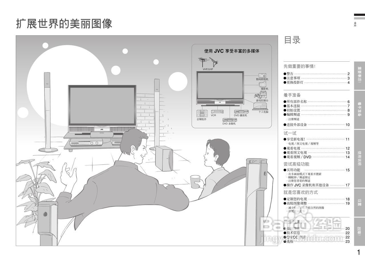 胜利者高清液晶彩电HD-Z61RF7型使用说明书:[1]