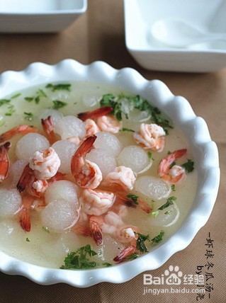 减肥鲜汤——虾球冬瓜汤