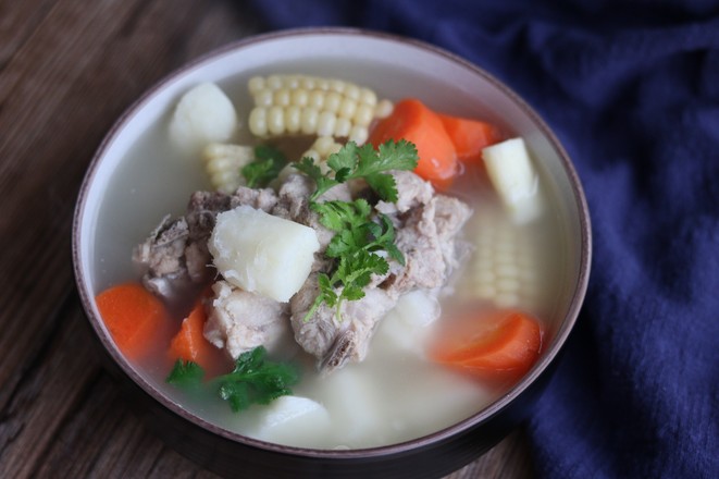 山药玉米排骨汤