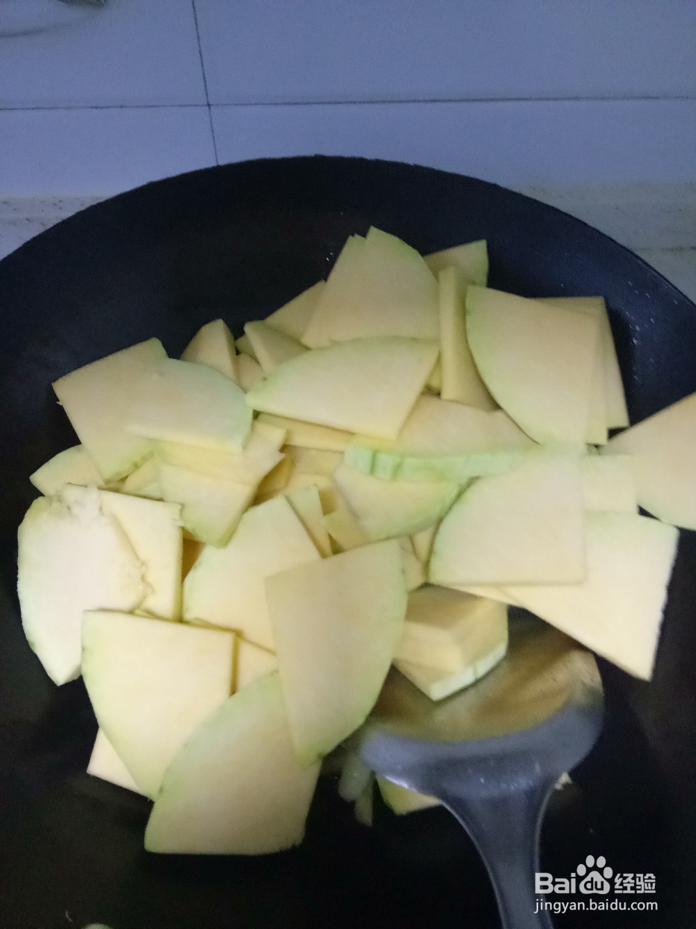 家常清炒老南瓜