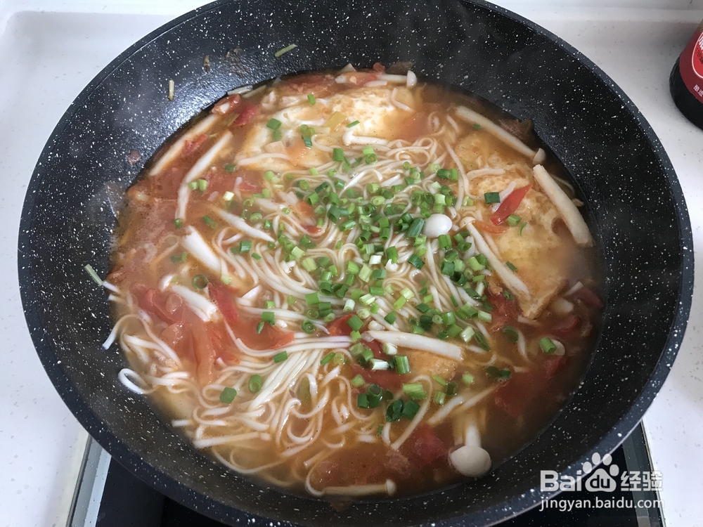 宝宝也爱吃的番茄菌菇汤面