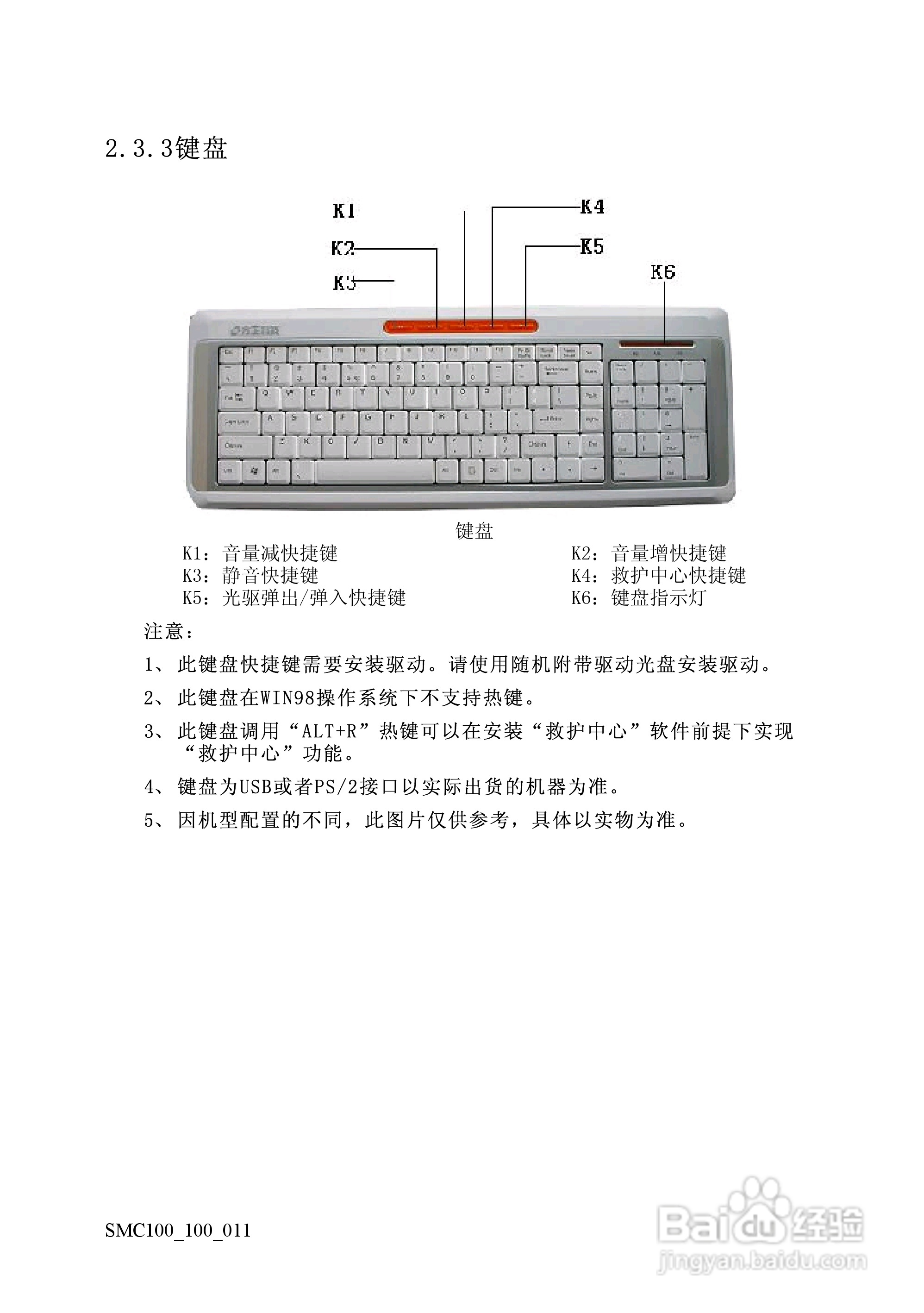 方正电脑鼠米C100系列机型说明书:[2]