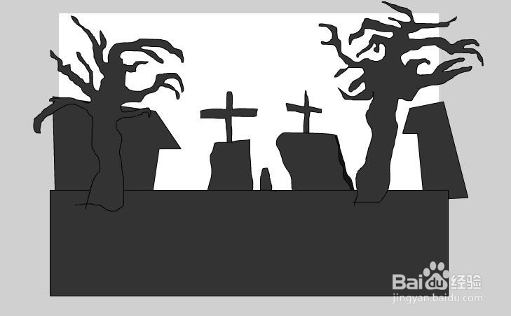 flash绘制一个黄昏的场景