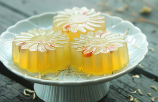 香甜软糯菊花糕