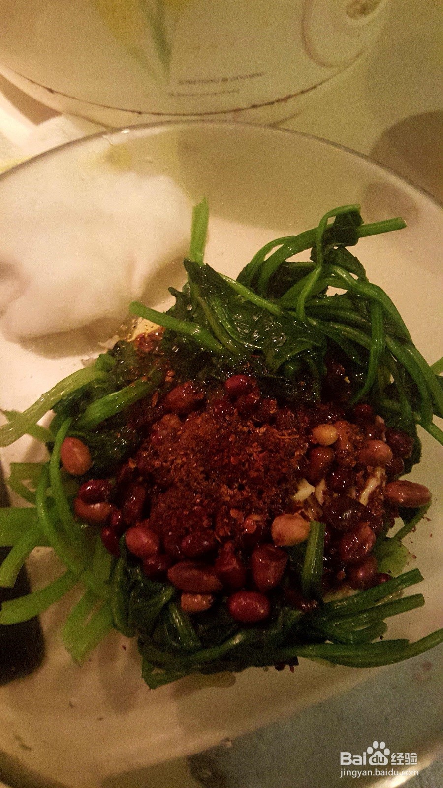 夏季美食之凉拌菠菜