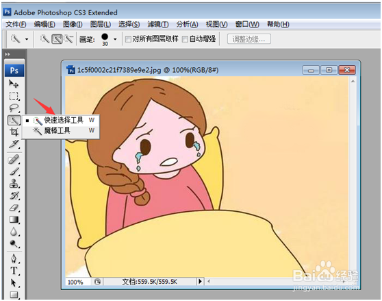 怎样使用PS魔棒工具抠图?