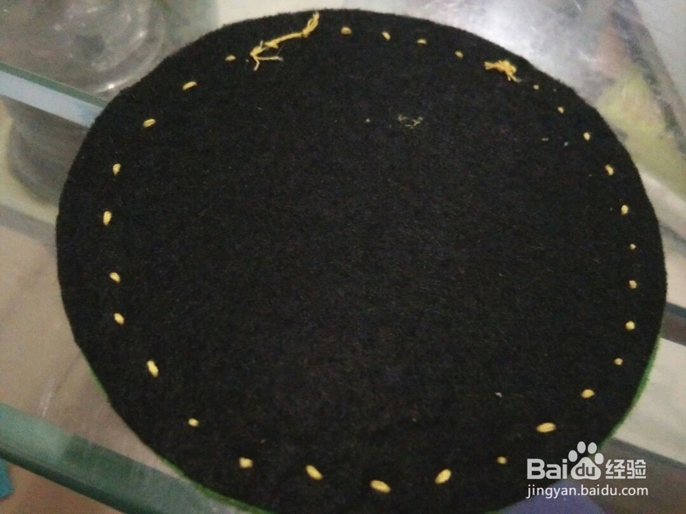 好看的不织布西瓜杯垫