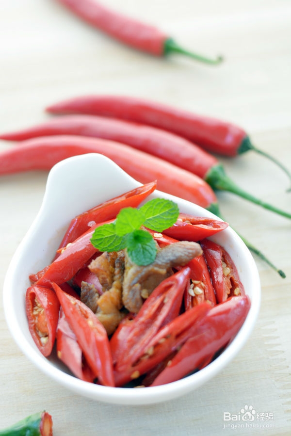 【肉片炒辣椒】---秋季抗感良方