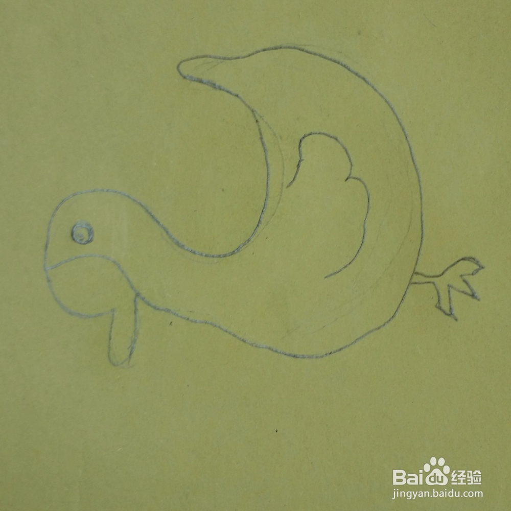 儿童简笔画小鸭子
