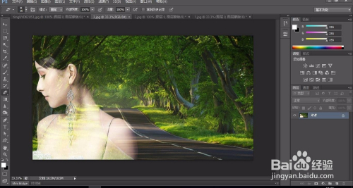如何用小技巧实现PS的双重曝光？