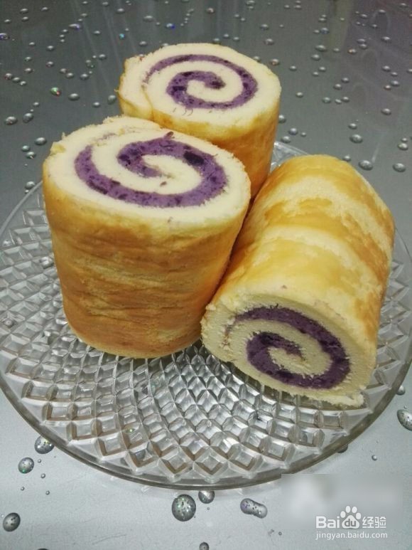 <b>烫面紫薯蛋糕卷的做法【图解】</b>