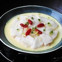 老少皆宜的蛋蒸鳕鱼