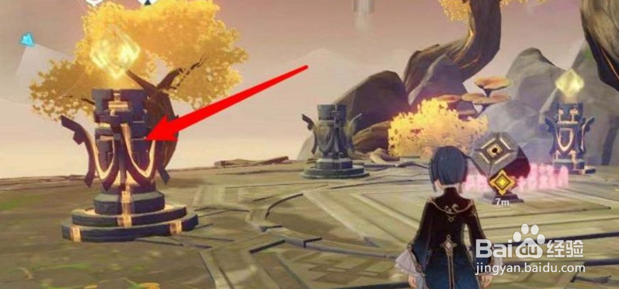 原神如何解开曲径通幽处的柱子
